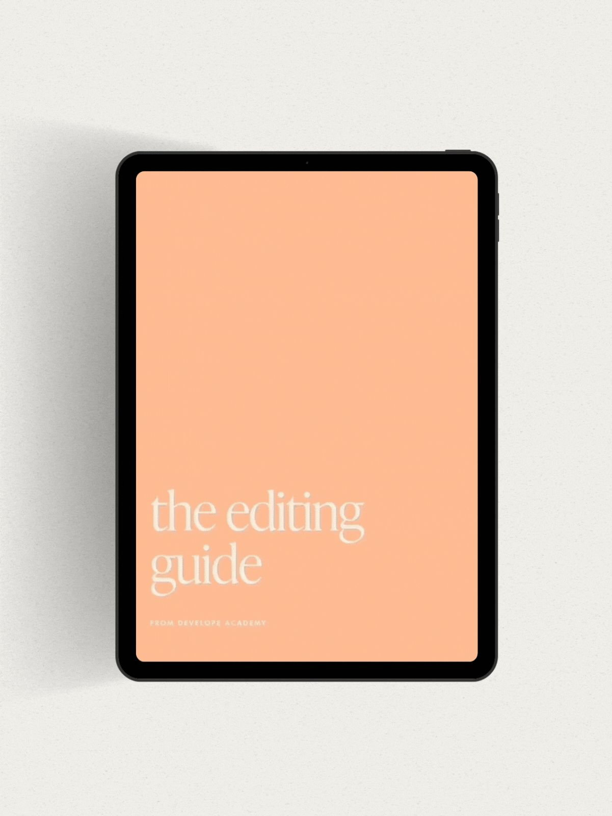 The Editing Guide