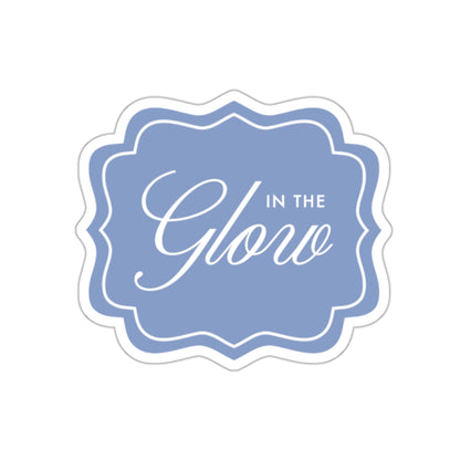 In the Glow Badge Sticker - Cornflower