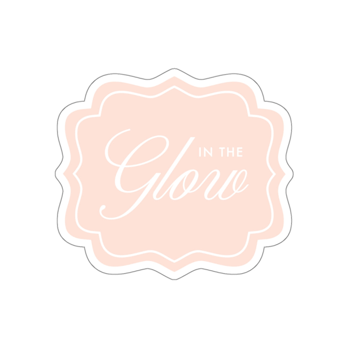 In the Glow Badge Sticker - Pink