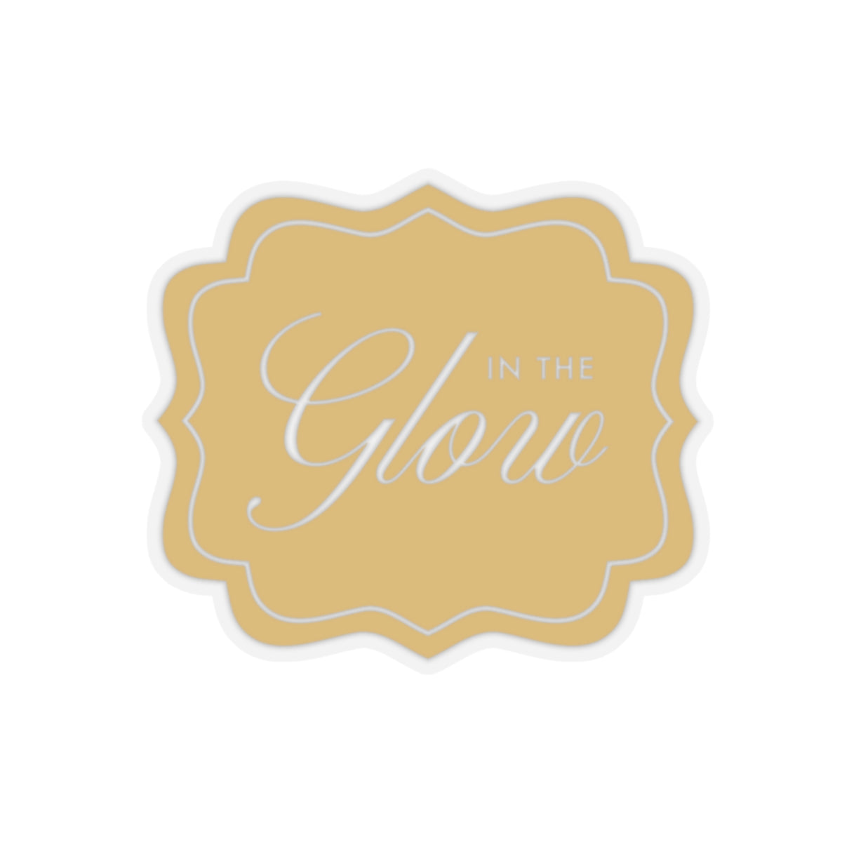 In the Glow Badge Sticker - Chartreuse
