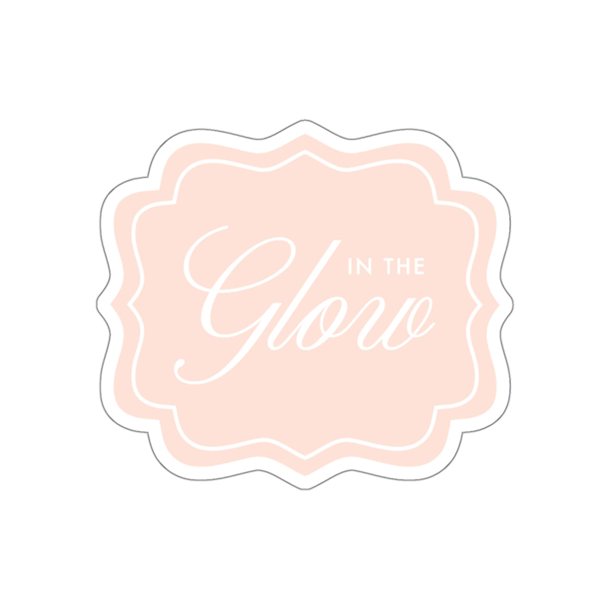 In the Glow Badge Sticker - Pink