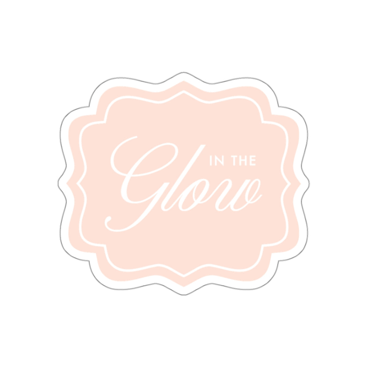 In the Glow Badge Sticker - Pink