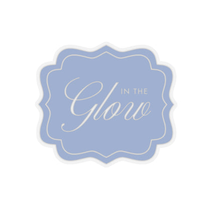 In the Glow Badge Sticker - Cornflower
