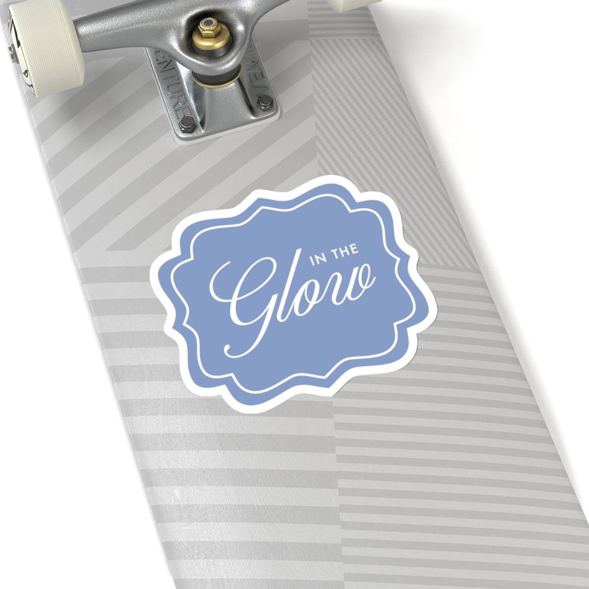In the Glow Badge Sticker - Cornflower