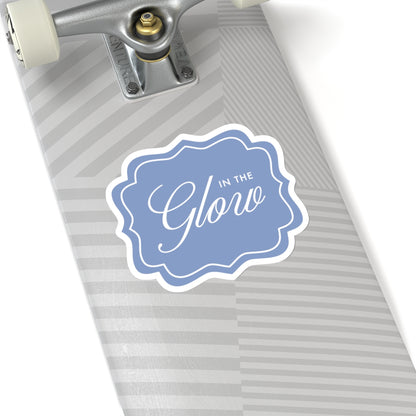 In the Glow Badge Sticker - Cornflower