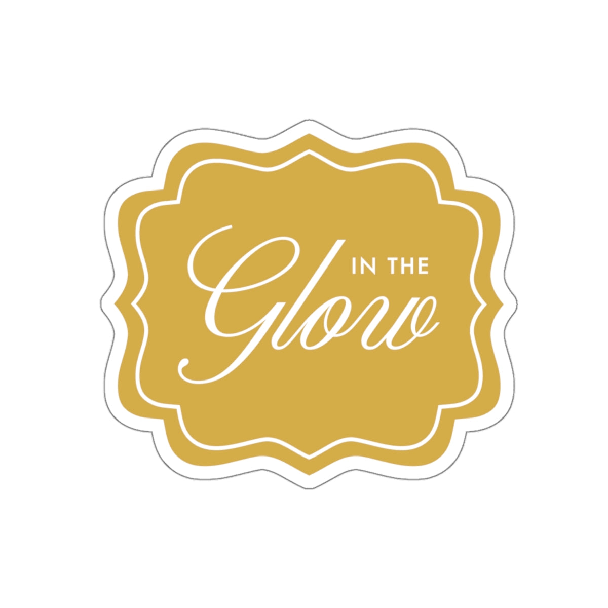In the Glow Badge Sticker - Chartreuse