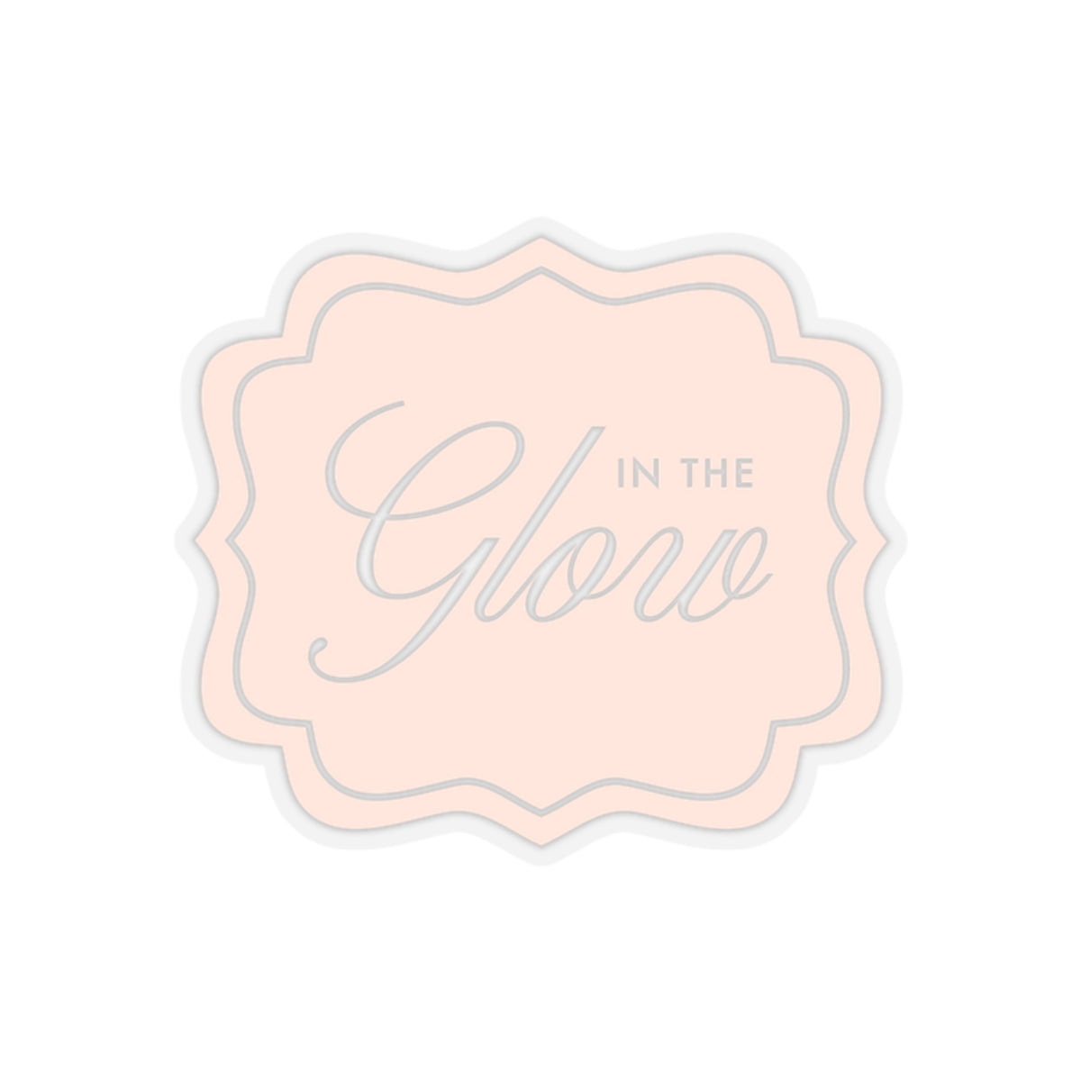 In the Glow Badge Sticker - Pink