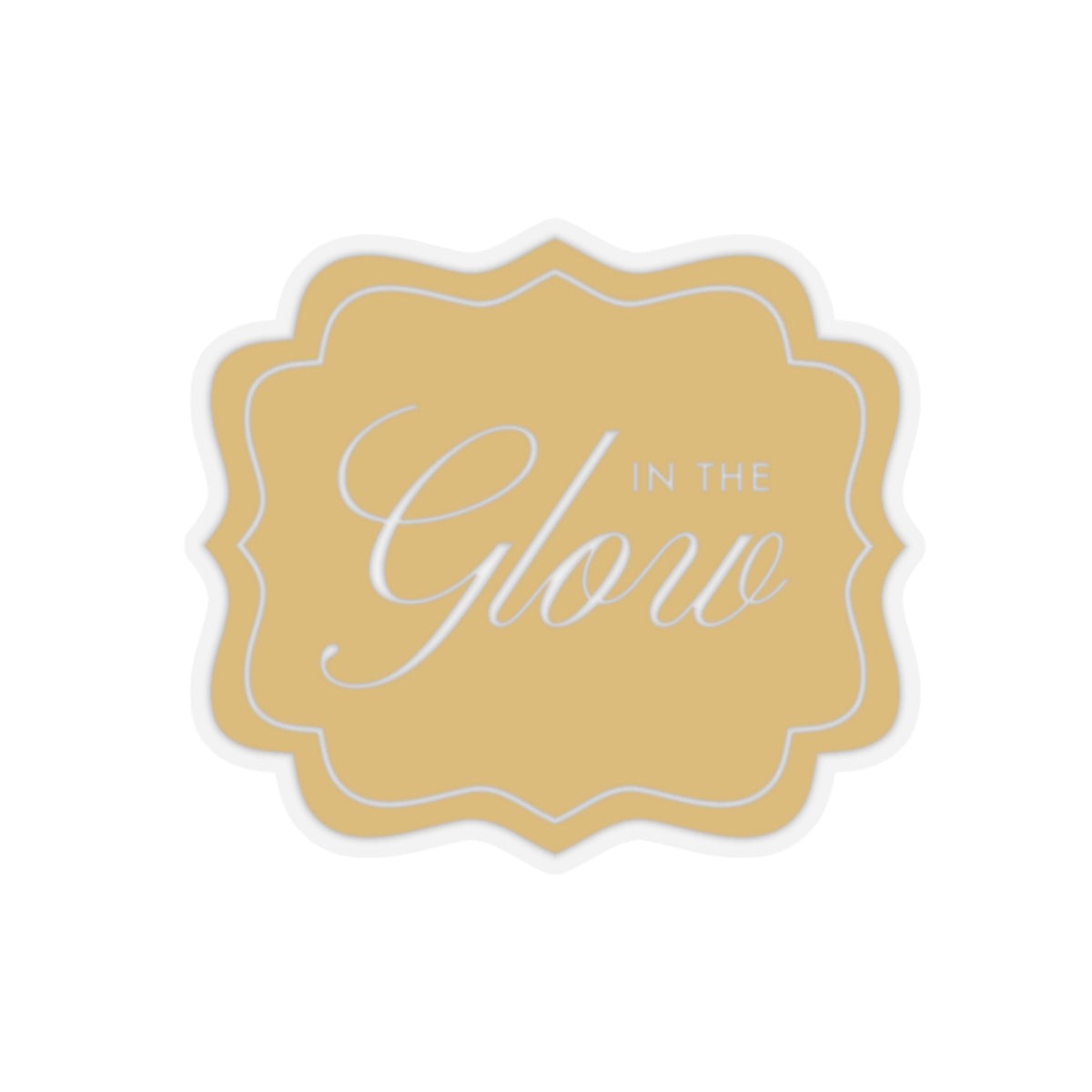 In the Glow Badge Sticker - Chartreuse