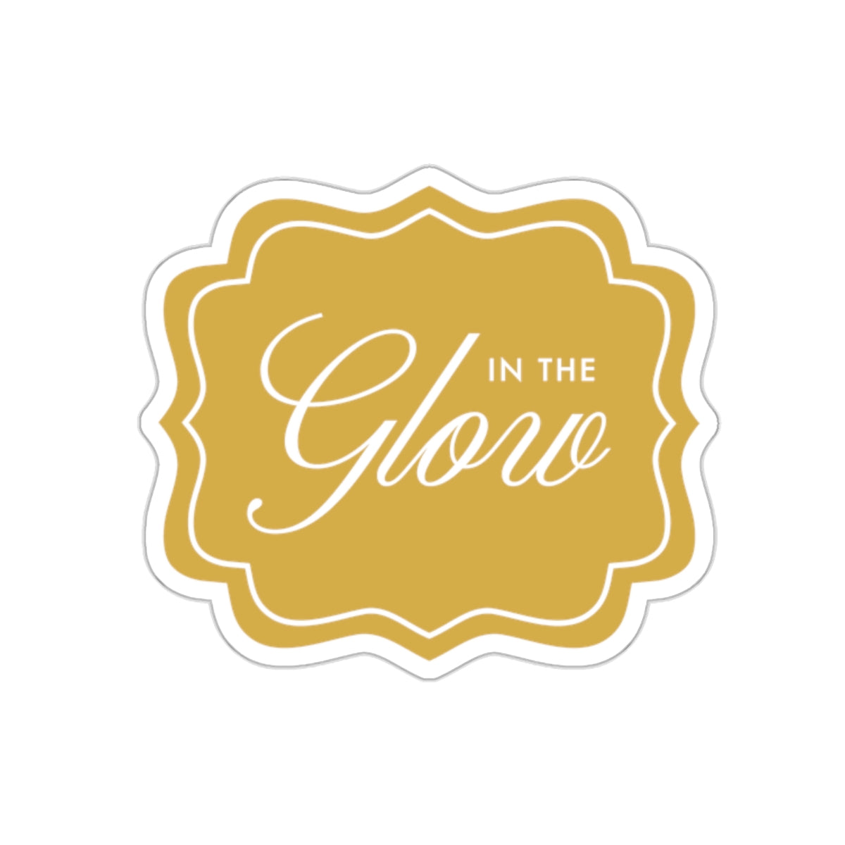In the Glow Badge Sticker - Chartreuse