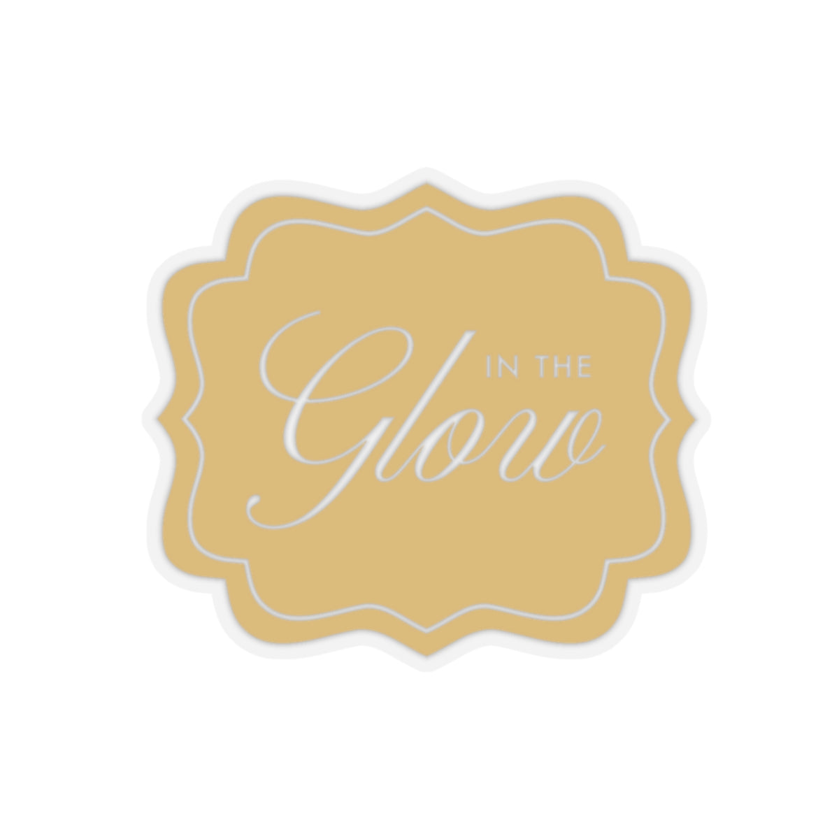In the Glow Badge Sticker - Chartreuse