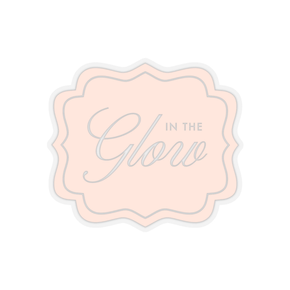 In the Glow Badge Sticker - Pink