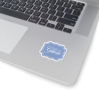 In the Glow Badge Sticker - Cornflower
