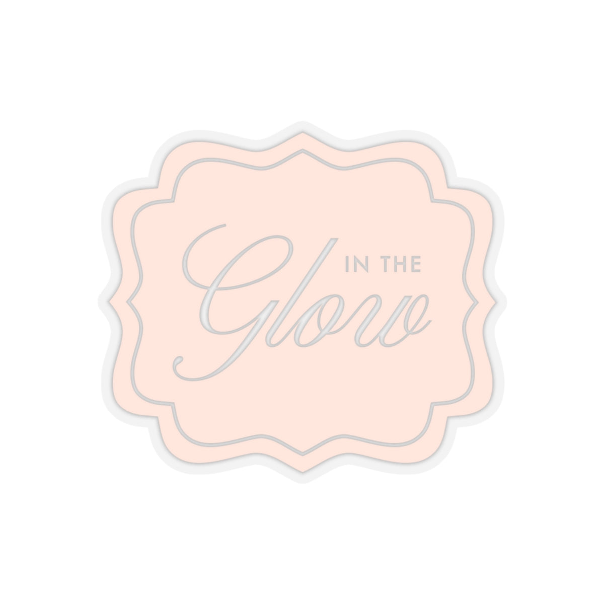 In the Glow Badge Sticker - Pink