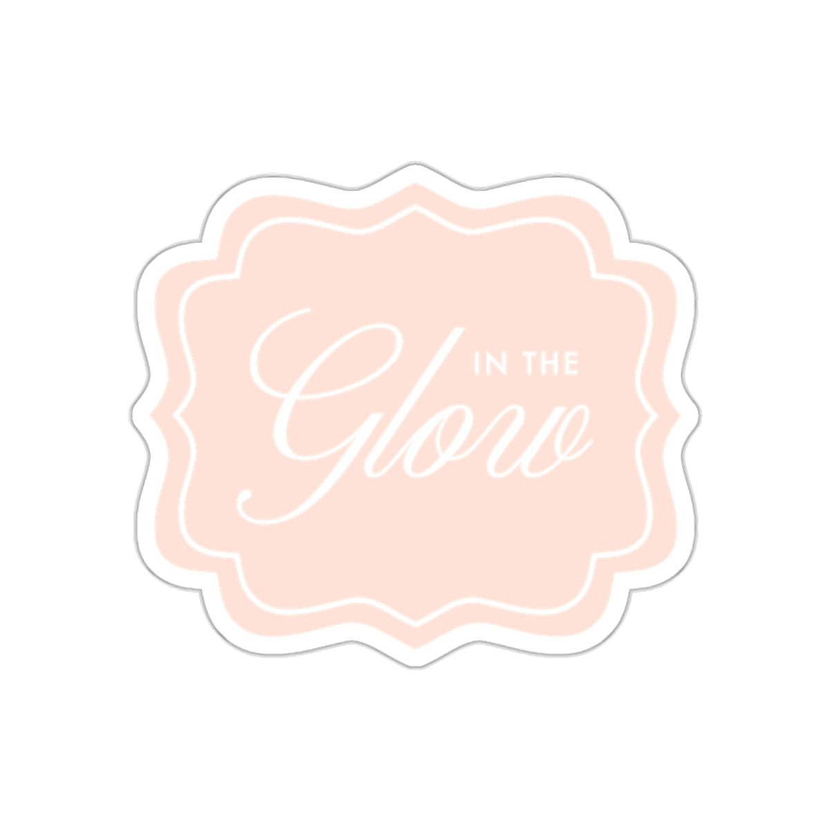 In the Glow Badge Sticker - Pink