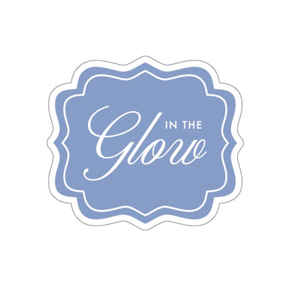 In the Glow Badge Sticker - Cornflower