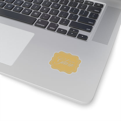 In the Glow Badge Sticker - Chartreuse
