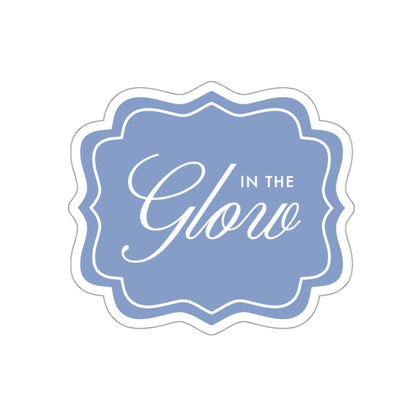 In the Glow Badge Sticker - Cornflower