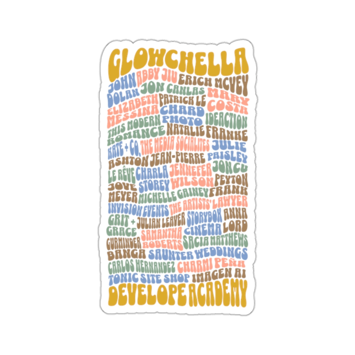 Glowchella Lineup Sticker