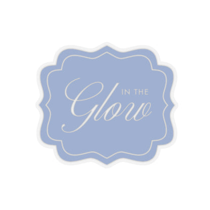 In the Glow Badge Sticker - Cornflower
