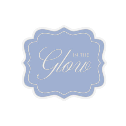 In the Glow Badge Sticker - Cornflower