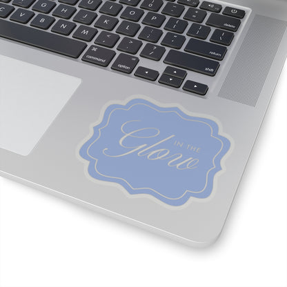 In the Glow Badge Sticker - Cornflower