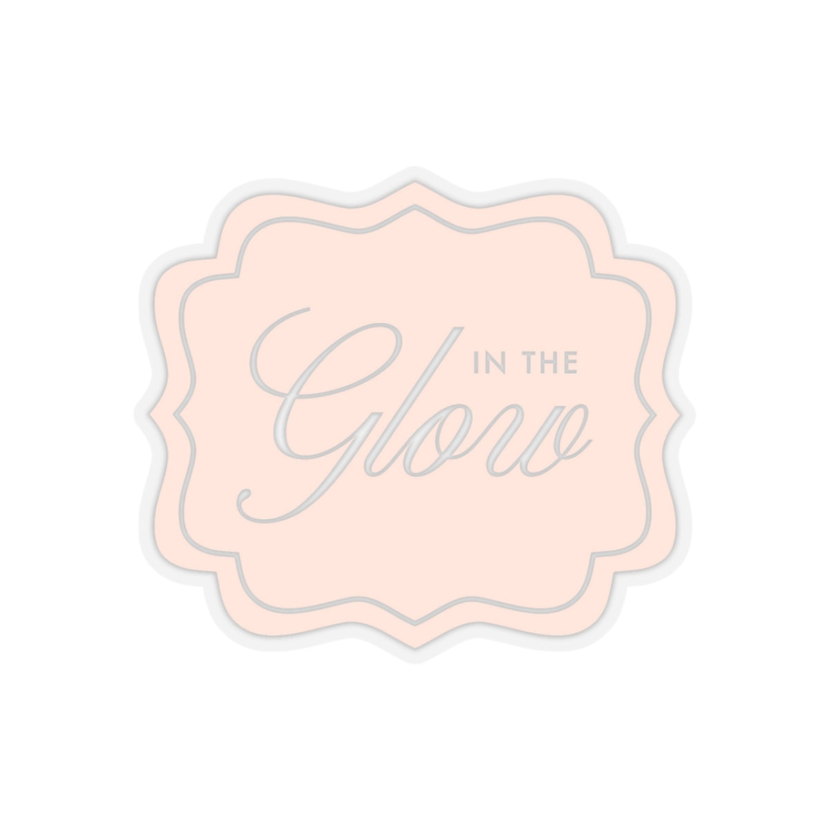 In the Glow Badge Sticker - Pink