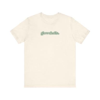 Glowchella Short Sleeve Tee - Ivory/Green