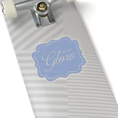 In the Glow Badge Sticker - Cornflower