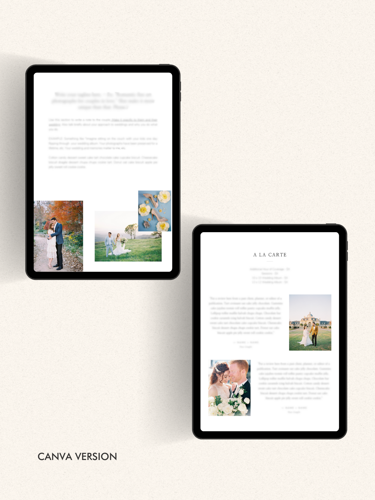 Custom Proposal Template for Photographers