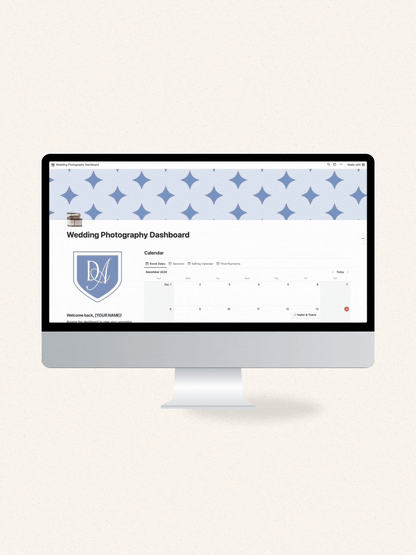 Wedding Photography Client Tracker