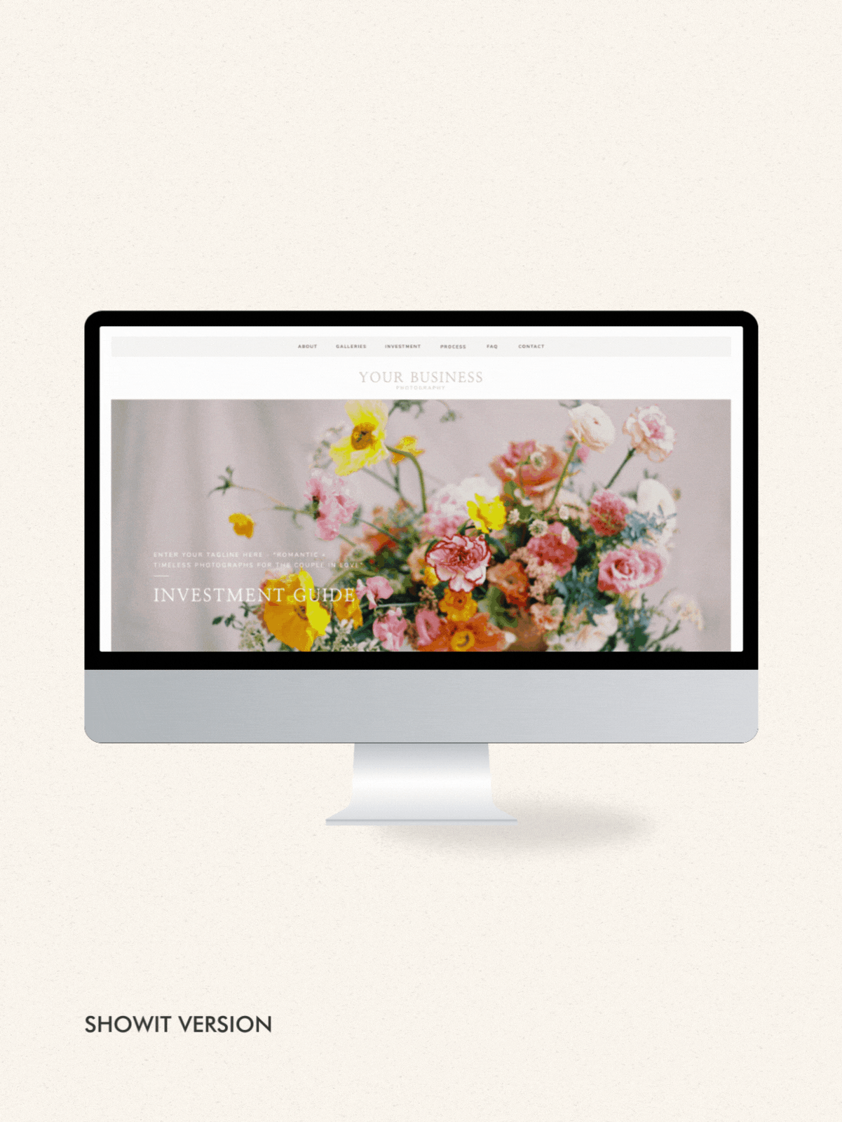 Investment Guide Template for Photographers