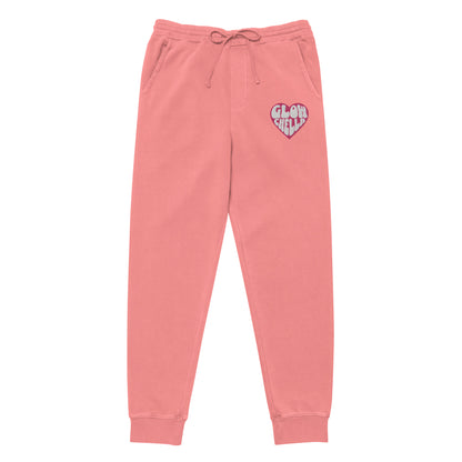 Glowchella Embroidered Sweatpants - Pink